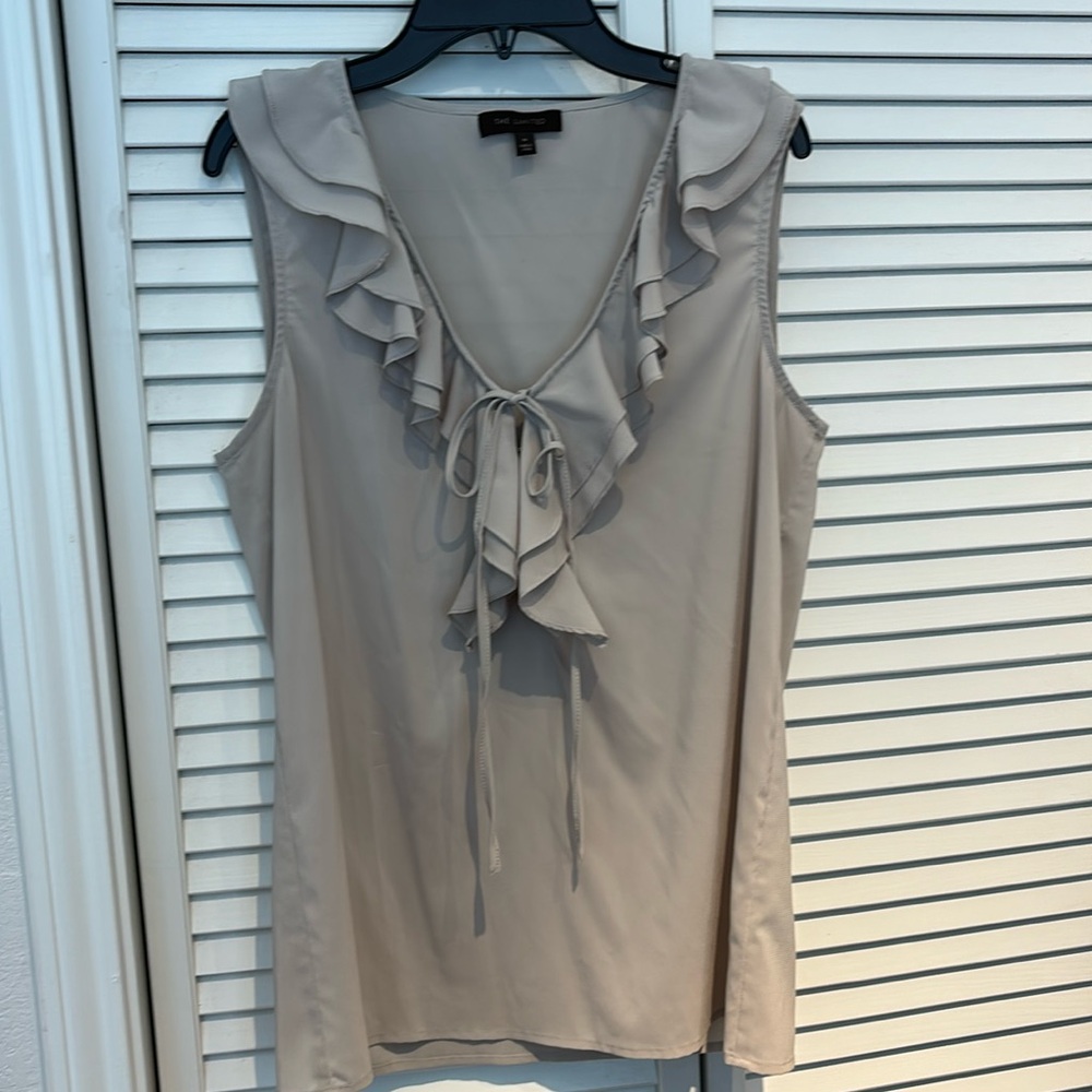The Limited ruffle front top